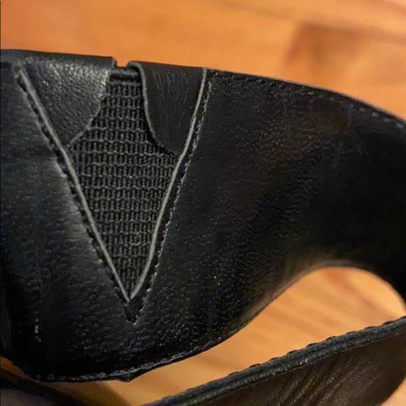 Saks Fifth Avenue black 4” heel ankle strap - Picture 13 of 13